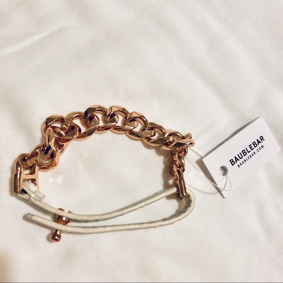 BaubleBar Leather Wrap Cuff - Picture 3 of 5